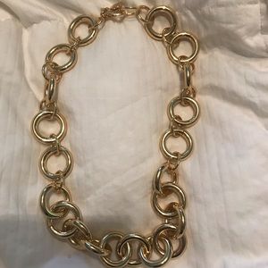 J. Crew gold chain necklace
